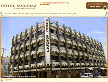 Tablet Screenshot of hotelsobhraj.com